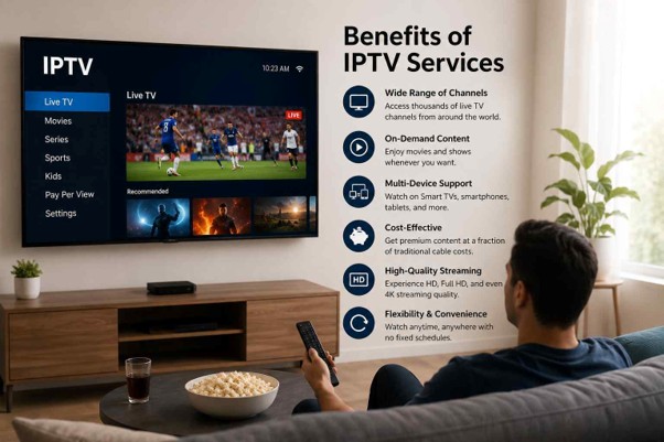What are the benefits of IPTV services?