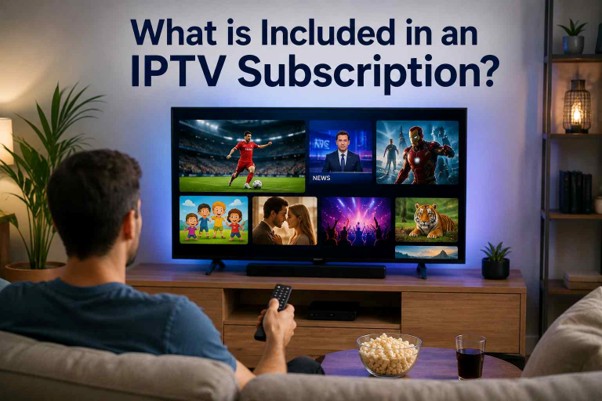 What is included in an IPTV subscription?